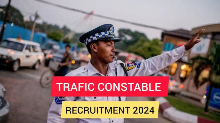 Traffic Constable Recruitment 2024