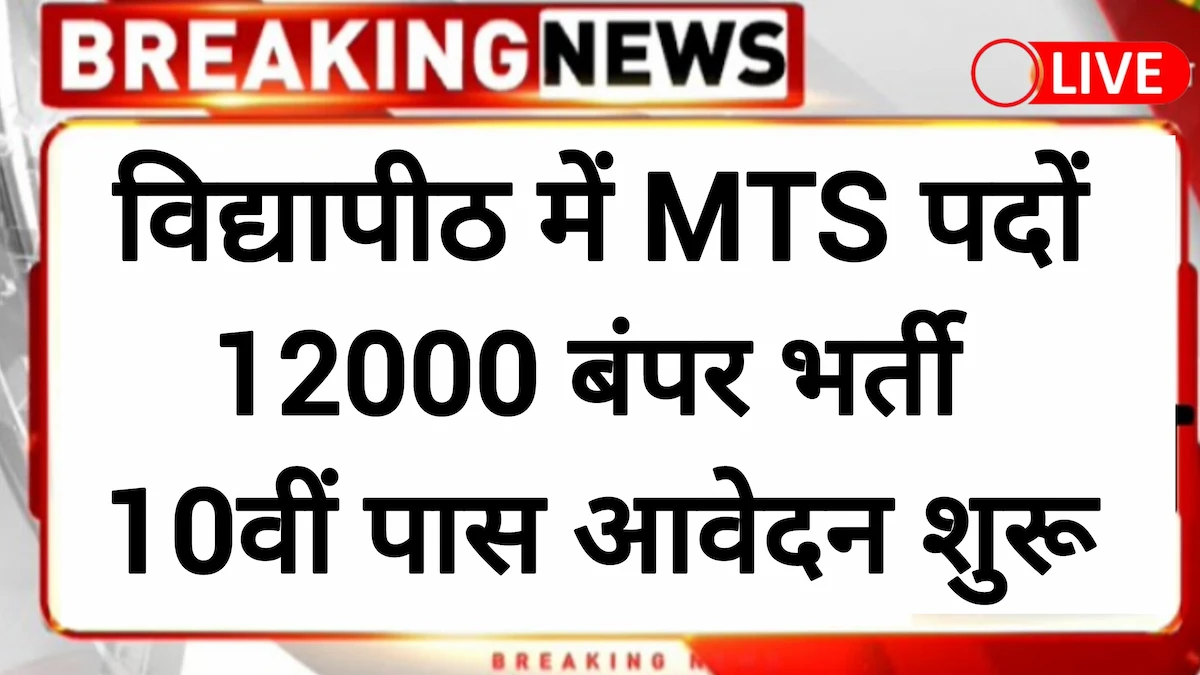 Gujarat Vidyapith MTS Recruitment 2024
