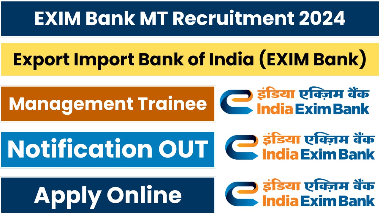 Exim Bank Recruitment 2024