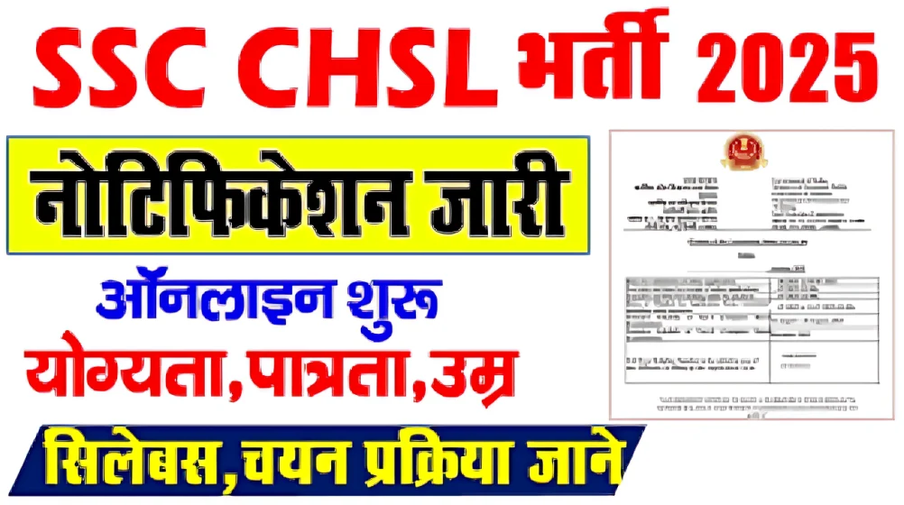 SSC CHSL Recruitment 2025